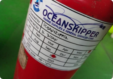 SERVICE OF FIXED AND LOOSE FIREFIGHTING EQUIPMENT